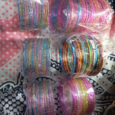 Fancy Kashmiri Bangles (Chooriyan) Set of 12