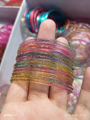 Fancy Kashmiri Bangles (Chooriyan) Set of 12