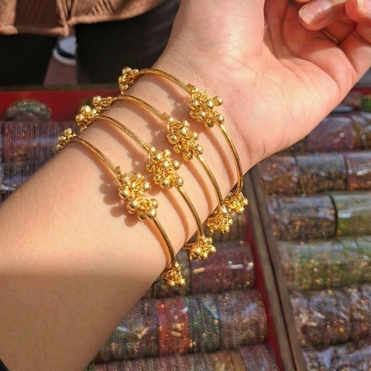 Gold plated Kashmiri Bangles set of 4