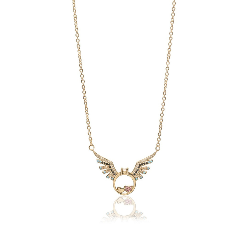 Gold Plated Angel Wing Necklace