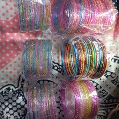 Fancy Kashmiri Bangles (Chooriyan) Set of 12