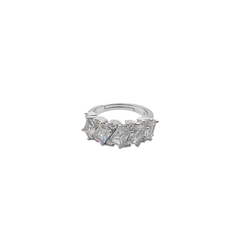 Gold Multi-Cut Diamond Adjustable Ring